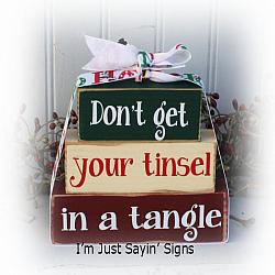 Don't Get Your Tinsel In A Tangle Itty Bitty Blocks
