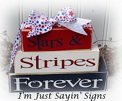 Stars & Stripes Forever Itty Bitty Blocks